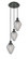 Franklin Restoration Three Light Pendant in Matte Black (405|113F-3P-BK-G165)