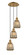 Franklin Restoration Three Light Pendant in Brushed Brass (405|113F-3P-BB-G146)