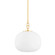 Ingels One Light Pendant in Aged Brass (70|9717-AGB)