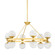 Grafton LED Chandelier in Aged Brass (70|8236-AGB)