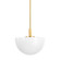 Lethbridge One Light Pendant in Aged Brass (70|5915-AGB)