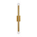 Beckham Modern Two Light Wall Sconce in Burnished Brass (454|TW1132BBS)