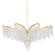 Pandora Nine Light Chandelier in Gold Leaf (68|415-48-GL)