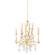 Aveline Eight Light Chandelier in Gold Leaf (68|414-23-GL)