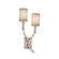 Roxy Two Light Wall Sconce in Silver Leaf (68|158-11-SL/SS)