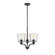 Evalon Three Light Chandelier in Matte Black (59|497003-MB)