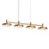 Systema Staccato LED Linear Pendant in Brass Finish (69|1784.14-PAN)