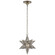 Moravian Star LED Lantern in Burnished Silver Leaf (268|CHC 5210BSL-AM)