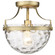 Quinn One Light Semi-Flush Mount in Antique Brass (106|IN60099ATB)