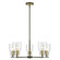 Shelby Five Light Chandelier in Oil Rubbed Bronze and Antique Brass (106|IN20002ORB)