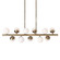 Droplet, 11 Light Linear Chandelier in Antique Brass (52|21358)