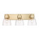 Remy Three Light Bath Vanity in Brushed Champagne Brass (62|0314-BA3 BCB-CLR)