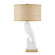 Snowy One Light Table Lamp in White/Natural Wood/Polished Nickel (142|6000-0816)