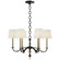 Channing Six Light Chandelier in Black and Brass (268|TOB 5119BR/HAB-L)
