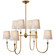 Vendome Eight Light Chandelier in Hand-Rubbed Antique Brass (268|TOB 5008HAB-L)