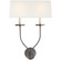 Symmetric Twist Two Light Wall Sconce in Bronze (268|CHD 1612BZ-L)