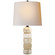 Chunky One Light Table Lamp in Alabaster (268|CHA 8945ALB-L)
