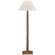 Strie One Light Buffet Lamp in Gilded Iron (268|CHA 8463GI-L)