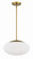 Gaze One Light Pendant in Satin Brass (46|56894-SB-WG) Gaze One Light Pendant in Satin Brass (46|56894-SB-WG)