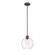 Basin One Light Outdoor Hanging Lantern in Powder Coat Bronze (59|2991-PBZ)