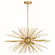 Nikko Six Light Pendant in Gold (63|P0366)