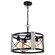 Burien Four Light Pendant in Black and Washed Ash (63|P0365)