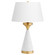 One Light Table Lamp in White (208|11220-1)