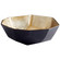 Bowl in Matt Black And Gold (208|10622)