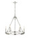 Barclay Six Light Chandelier in Polished Nickel (224|482R-6PN)