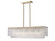 Glacier Five Light Linear Chandelier in Modern Gold (224|1943-42L-MGLD)