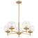 Lyon Five Light Chandelier in Aged Brass (19|678-5-80)