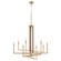 BOLERO Eight Light Chandelier in Aged Brass (19|6377-8-80)