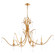 Majesty Six Light Chandelier in Gold Leaf (19|621-6-74)