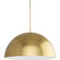 Perimeter One Light Pendant in Brushed Gold (54|P500380-191)