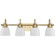 Preston Four Light Vanity in Vintage Brass (54|P300429-163)
