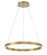 Lunar LED Pendant in Aged Brass (90|752442)