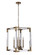 Boxford Four Light Pendant in Aged Brass (90|611842)
