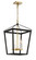 Lucent Four Light Lantern in Black and Aged Brass (90|161482)