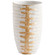 Vase in White And Gold (208|10672)