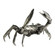 Large Crab Sculpture in Silver Leaf (208|01897)