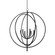 Fillea Six Light Chandelier in Black Iron (67|F8840-BI)