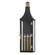 Wes Three Light Outdoor Wall Sconce in Patina Brass (67|B7831-PBR/TBK) Wes Three Light Outdoor Wall Sconce in Patina Brass (67|B7831-PBR/TBK)