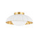 Penelope One Light Flush Mount in Aged Brass (428|H666501-AGB/CSW)