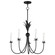 Paloma Five Light Chandelier in Anthracite (16|2885AR)