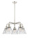Ballston Urban Five Light Chandelier in Polished Nickel (405|916-5CR-PN-G42)