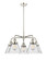 Ballston Urban Five Light Chandelier in Brushed Brass (405|916-5CR-BB-G44)