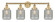 Edison Four Light Bath Vanity in Brushed Brass (405|616-4W-BB-G262)