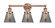 Edison Three Light Bath Vanity in Antique Copper (405|616-3W-AC-G63)
