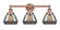 Edison Three Light Bath Vanity in Antique Copper (405|616-3W-AC-G173)