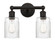 Edison Two Light Bath Vanity in Black Antique Brass (405|616-2W-BAB-G342)